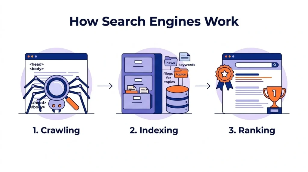 Search Engines working